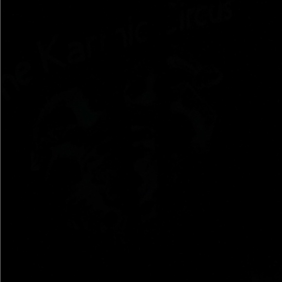 Glow In The Dark Halloween Skull Jester Karmic Circus Hoodie Unisex Sz S, NWOT - Picture 4 of 5